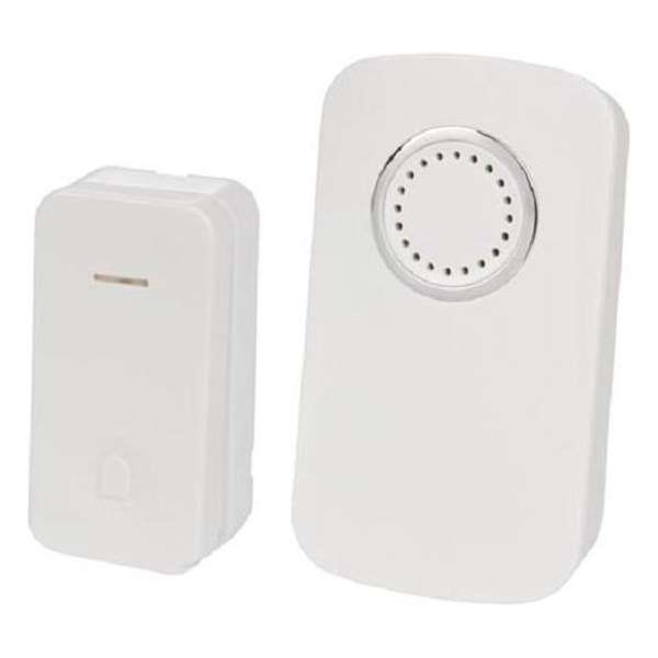 Velleman Deurbel Ip44 Draadloos 150 Meter Wit Velleman Deurbel Ip44 Draadloos 150 Meter Wit