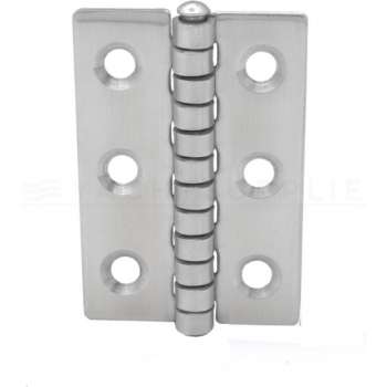 Scharnier - Rvs - 60x40mm - Vaste pen - Rechte hoek - 1 stuks