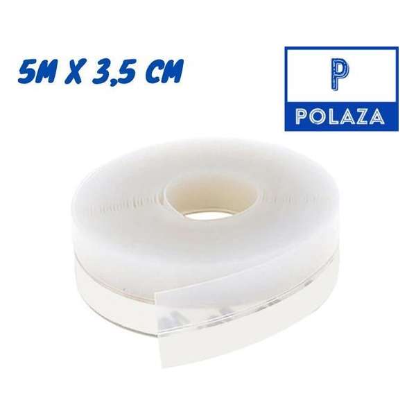 Polaza® Tochtstrips Voor Deuren – Transparante Kleur – Tochtstrip – Tochtstopper – Zelfklevende Tochtwering – 5m x 3,5cm Polaza® Tochtstrips Voor Deuren – Transparante Kleur – Tochtstrip – Tochtstopper – Zelfklevende Tochtwering – 5m x 3,5cm