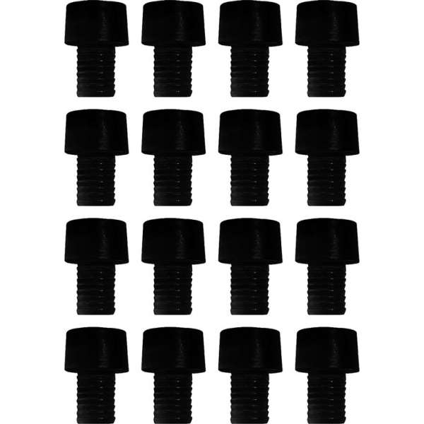 Set van 150 pvc dopjes, buffers, deurdempers (type 4, zwart, 6 mm) Set van 150 pvc dopjes, buffers, deurdempers (type 4, zwart, 6 mm)
