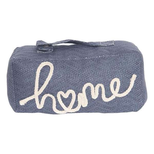 Clayre & Eef Deurstopper DT0286 24*9*11 cm Blauw Polyester Rechthoek Clayre & Eef Deurstopper DT0286 24*9*11 cm Blauw Polyester Rechthoek