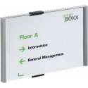 Durable 4805 Naambord - Naambordje - Deurbord- Info Sign - Geanodiseerd aluminium - Metallic zilver- 210 x 148,5 mm