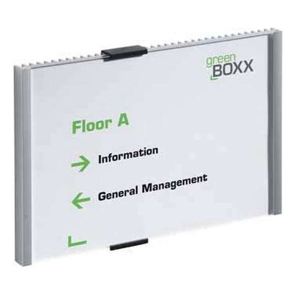 Durable 4805 Naambord - Naambordje - Deurbord- Info Sign - Geanodiseerd aluminium - Metallic zilver- 210 x 148,5 mm Durable 4805 Naambord - Naambordje - Deurbord- Info Sign - Geanodiseerd aluminium - Metallic zilver- 210 x 148,5 mm