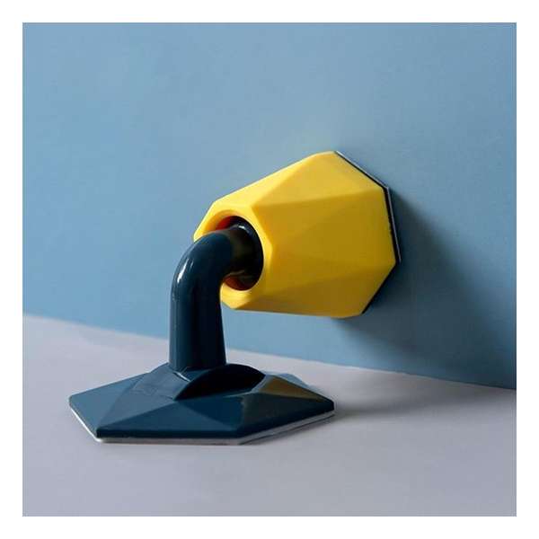 Deurstoppers voor binnen - 2x Zelfklevende Deurstopper | Deurbuffer / Muurbeschermer-geel Deurstoppers voor binnen - 2x Zelfklevende Deurstopper | Deurbuffer / Muurbeschermer-geel