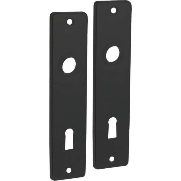 Kortschild sl56 – aluminium – zwart Kortschild sl56 – aluminium – zwart