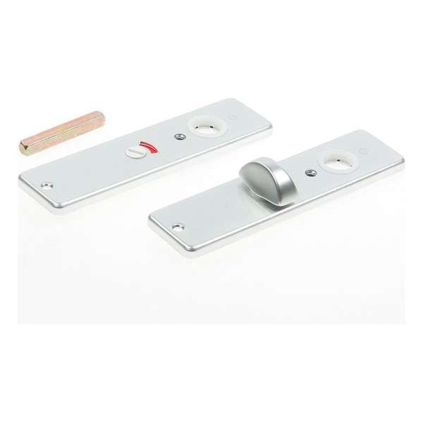 Hoppe Kortschild, aluminium 202kp wc 8x55 zilver Hoppe Kortschild, aluminium 202kp wc 8x55 zilver