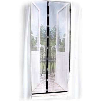 Haushalt Lamellenhor - 100x210 cm - Zwart - Deurhor