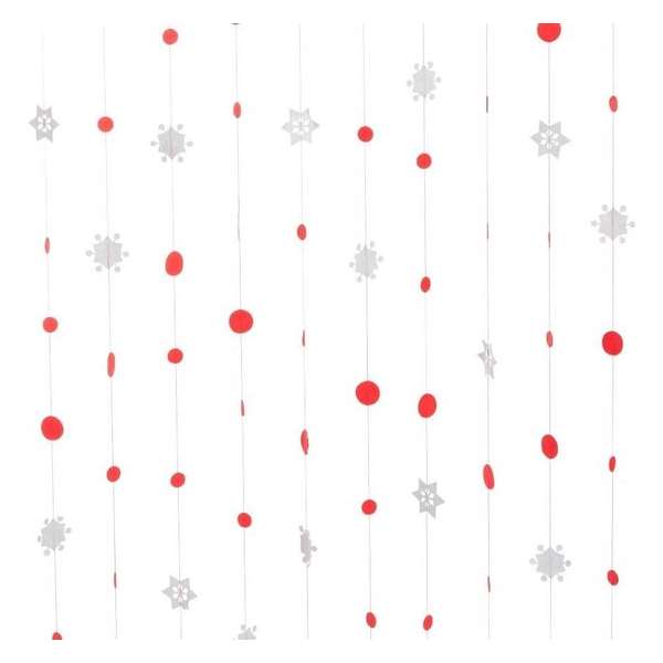 2LIF Snowfall Rood Draadgordijn deur - 90 x 250 cm 2LIF Snowfall Rood Draadgordijn deur - 90 x 250 cm