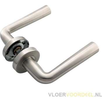 Deurkruk set massief rvs type Hilversum 50