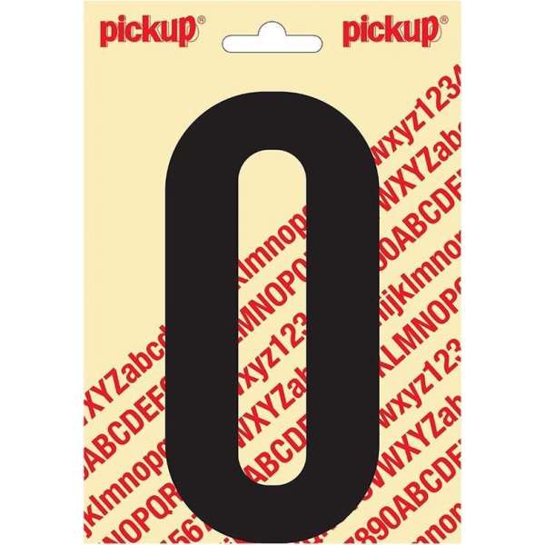 Pickup plakletter Nobel 150mm zwart O - 31002150O Pickup plakletter Nobel 150mm zwart O - 31002150O