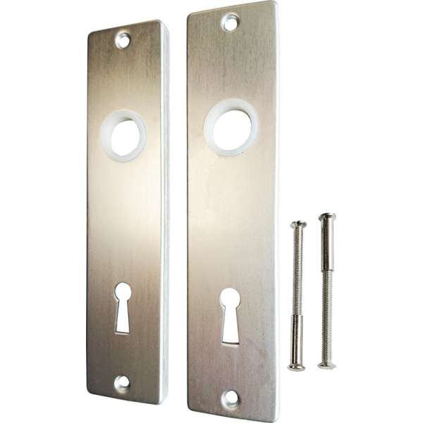 AVENUE langschild met sleutelgat 72mm | ALUMINIUM AVENUE langschild met sleutelgat 72mm | ALUMINIUM