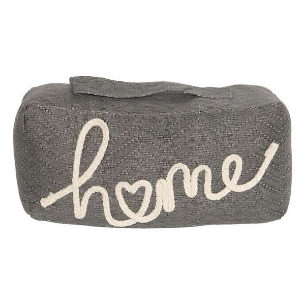 Clayre & Eef Deurstopper DT0287 24*9*11 cm - Grijs Polyester Deurklem Deurwig Clayre & Eef Deurstopper DT0287 24*9*11 cm - Grijs Polyester Deurklem Deurwig