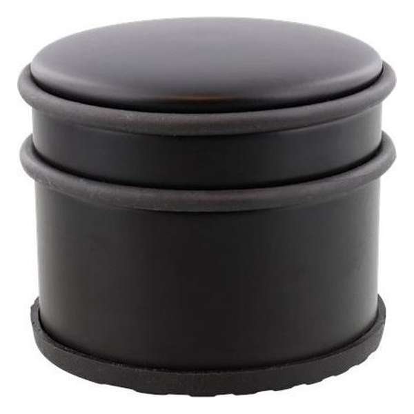Deurstopper - RVS - Mat zwart - Rubber - Binnenhuis (Black) Deurstopper - RVS - Mat zwart - Rubber - Binnenhuis (Black)