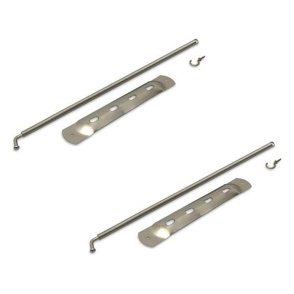 2x stuks spiraaltrekveer / spiraaltrekveren staal 1,2 x 32 cm - automatisch sluiten van deuren - deursluiters / deurveren 2x stuks spiraaltrekveer / spiraaltrekveren staal 1,2 x 32 cm - automatisch sluiten van deuren - deursluiters / deurveren