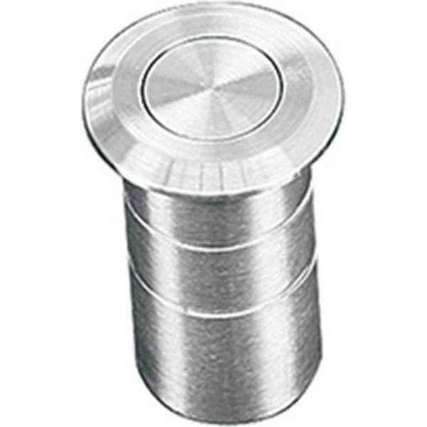 Vloerpot voor Kantschuif Heavy Duty voor stift 10mm RVS Vloerpot voor Kantschuif Heavy Duty voor stift 10mm RVS