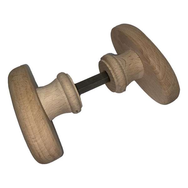 Beukenhouten deur klink, deurklink, ovaal 90x45x5 mm Beukenhouten deur klink, deurklink, ovaal 90x45x5 mm