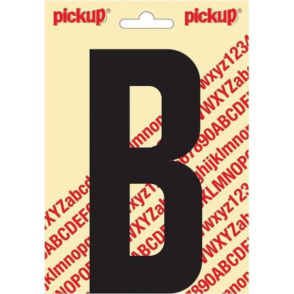 Pickup plakletter Nobel 150mm zwart B - 31002150B Pickup plakletter Nobel 150mm zwart B - 31002150B