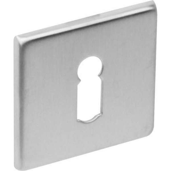 Intersteel Rozet sleutelgat vierkant plat rvs geborsteld Intersteel Rozet sleutelgat vierkant plat rvs geborsteld