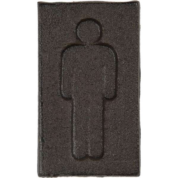 Clayre & Eef WC Bordje Heren 6*1*11 cm Bruin Ijzer Rechthoek Toilet Bordje Tekstbord Wandbord Clayre & Eef WC Bordje Heren 6*1*11 cm Bruin Ijzer Rechthoek Toilet Bordje Tekstbord Wandbord