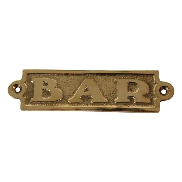 Deurbordje "BAR" Deurbordje "BAR"