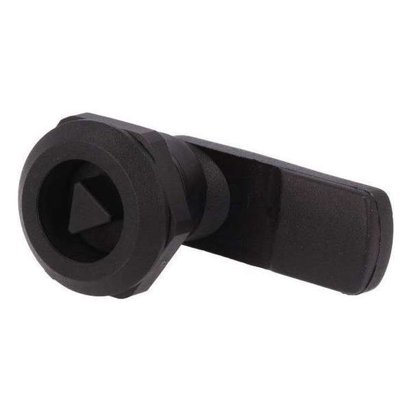 Kunststof kantelslot - Driehoek T9 - M22 - 12mm afsluithendel Kunststof kantelslot - Driehoek T9 - M22 - 12mm afsluithendel