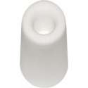 Deurbuffer / deurstopper wit rubber 75 x 40 mm - deurstop