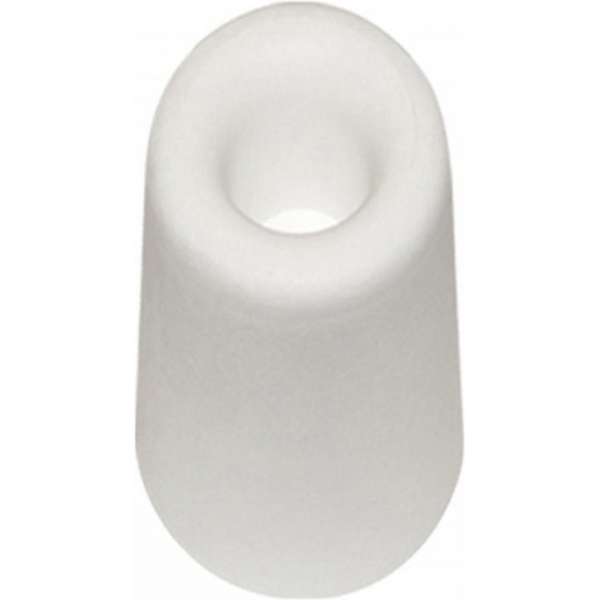 Deurbuffer / deurstopper wit rubber 75 x 40 mm - deurstop Deurbuffer / deurstopper wit rubber 75 x 40 mm - deurstop