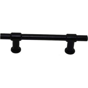 Dubbele T-greep IJzer Zwart 110 mm