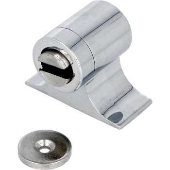 Deurstopper met magneet - chroom 44x55x43mm