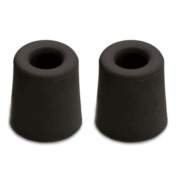 4x stuks deurstopper / deurstoppers rubber zwart 4,8 x 3,7 cm - deurbuffers / deurbuffer / stootblokje 4x stuks deurstopper / deurstoppers rubber zwart 4,8 x 3,7 cm - deurbuffers / deurbuffer / stootblokje