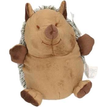 Deurstoppers bruin/grijze egel van pluce 20 cm - Deurstopper/deurwiggen