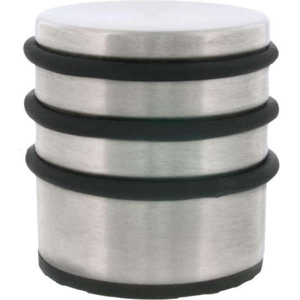 Wovar Deurstopper RVS 75 x 90 mm Rond - Per stuk Wovar Deurstopper RVS 75 x 90 mm Rond - Per stuk