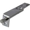 Nagelkantschuif - 102x15mm - Messing gepolijst chroom