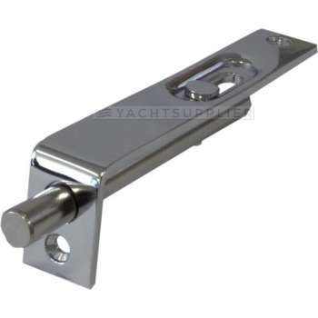 Nagelkantschuif - 102x15mm - Messing gepolijst chroom