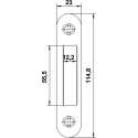 Nemef Sluitplaat RVS p 4915