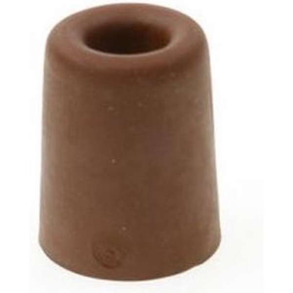 2x Deurbuffer / deurstopper terracotta bruin rubber 50 x 30 mm - deurstop 2x Deurbuffer / deurstopper terracotta bruin rubber 50 x 30 mm - deurstop