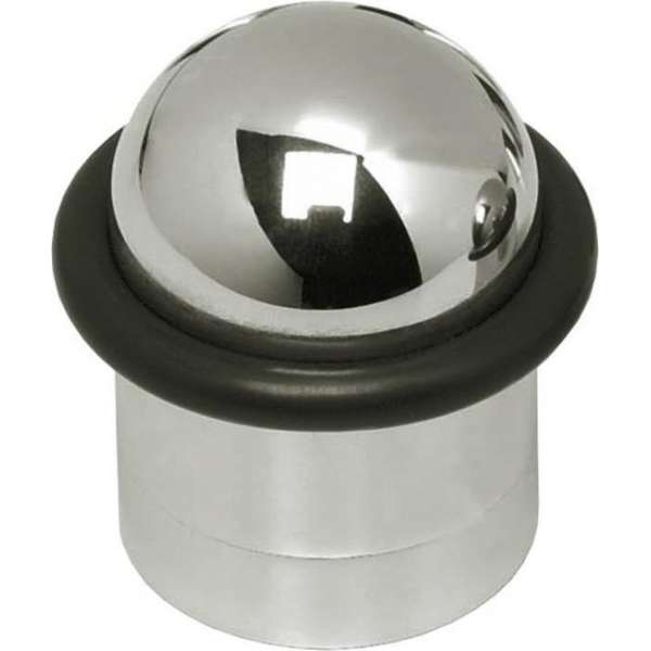 Intersteel Deurstop met ring nikkel Intersteel Deurstop met ring nikkel