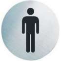 Deurbordje toilet man