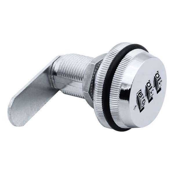 Brievenbus kantelslot - Met cijfercode - 20mm cijferslot - Zilverkleurig Brievenbus kantelslot - Met cijfercode - 20mm cijferslot - Zilverkleurig