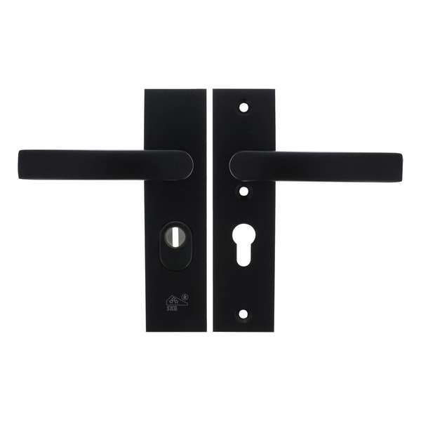 Starx Veiligheidsbeslag – Deurbeslag Zwart – Kruk/Kruk – Kortschild – PC55 mm Starx Veiligheidsbeslag – Deurbeslag Zwart – Kruk/Kruk – Kortschild – PC55 mm