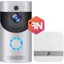 Video Deurbel met Camera en WiFi - HD - Inclusief Gong & iCloud - Zilver