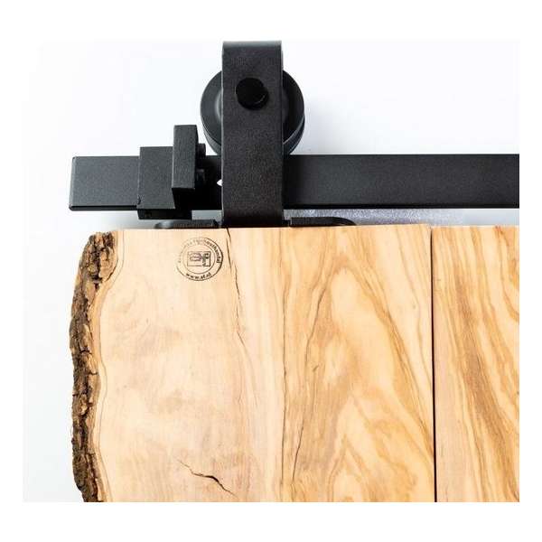 Schuifdeursysteem Bovenop - 2 meter rail - 200cm (Barndoor, Schuifdeurbeslag, Railsysteem, schuifdeur systeem beslag) Schuifdeursysteem Bovenop - 2 meter rail - 200cm (Barndoor, Schuifdeurbeslag, Railsysteem, schuifdeur systeem beslag)