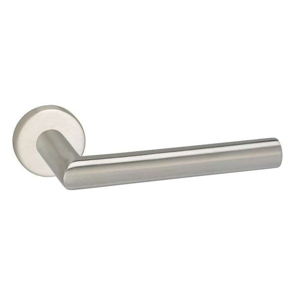 Impresso Harrow Deurklink – Deurbeslag – Rond – Rozet – Zilver Impresso Harrow Deurklink – Deurbeslag – Rond – Rozet – Zilver