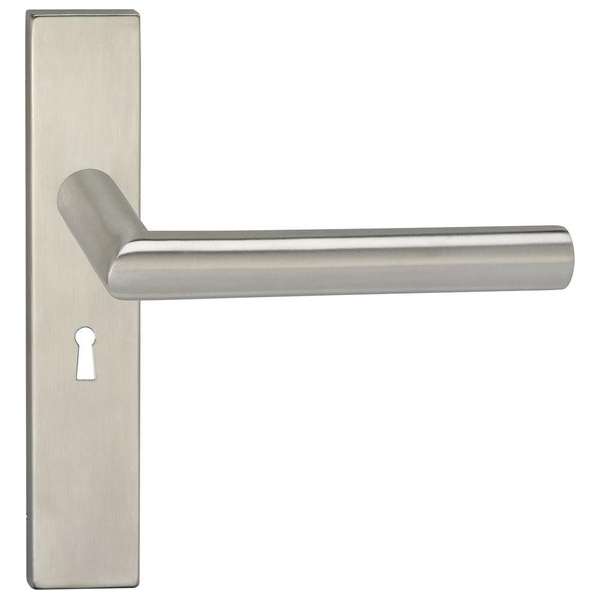 Impresso Harrow Deurklink – Deurbeslag – Vierkant – Deurschild met Sleutelgat – Zilver Impresso Harrow Deurklink – Deurbeslag – Vierkant – Deurschild met Sleutelgat – Zilver