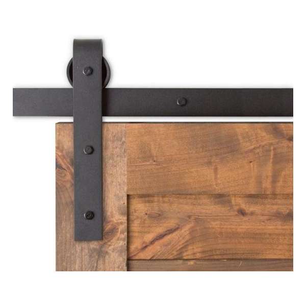 Wood & Steel ® schuifdeursysteem klein wiel complete set voor uw schuifdeur/barndoor Wood & Steel ® schuifdeursysteem klein wiel complete set voor uw schuifdeur/barndoor