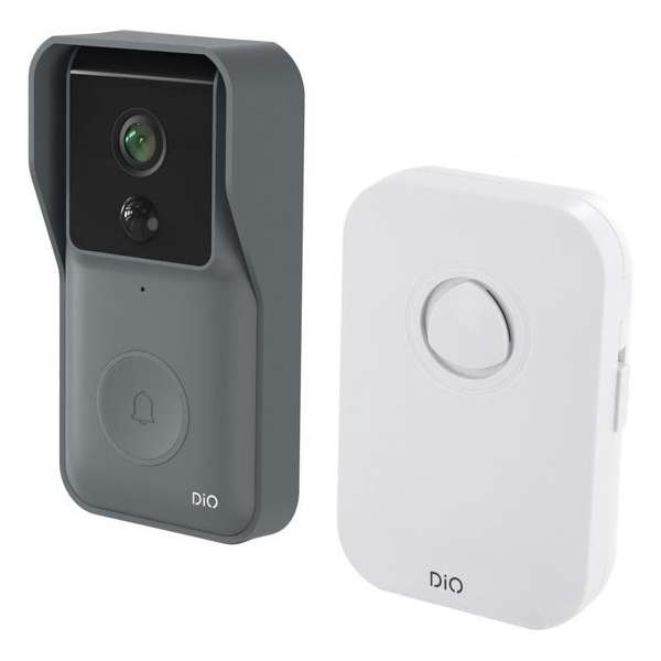 DiO DIOBELL-B02 – 100% draadloze Slimme Video deurbel met ontvanger - Wifi + 433,92Mhz DiO 1.0 DiO DIOBELL-B02 – 100% draadloze Slimme Video deurbel met ontvanger - Wifi + 433,92Mhz DiO 1.0