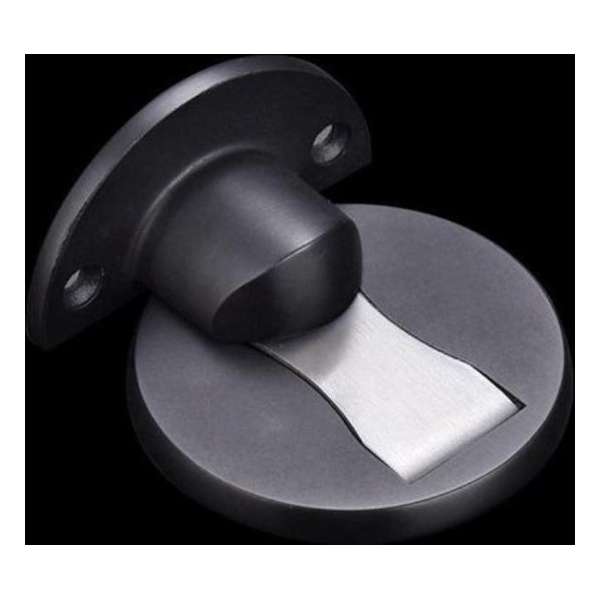 Moderne magnetische deurstopper - Opplakken en klaar - Boren niet nodig - Makkelijk bevestigen - Zwarte kleur Moderne magnetische deurstopper - Opplakken en klaar - Boren niet nodig - Makkelijk bevestigen - Zwarte kleur