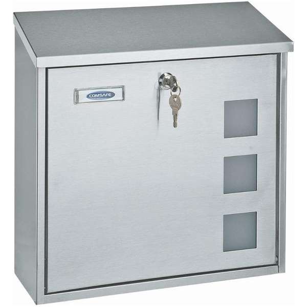 Rottner Brievenbus Muro RVS - 36x36x10cm Rottner Brievenbus Muro RVS - 36x36x10cm