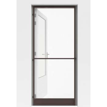 Hordeur Bruynzeel S500 215x95 cm bruin-vaste hordeur,deurhor