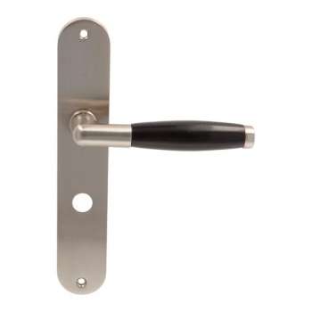 Deurkruk wc 63/8mm mat nikkel zwart